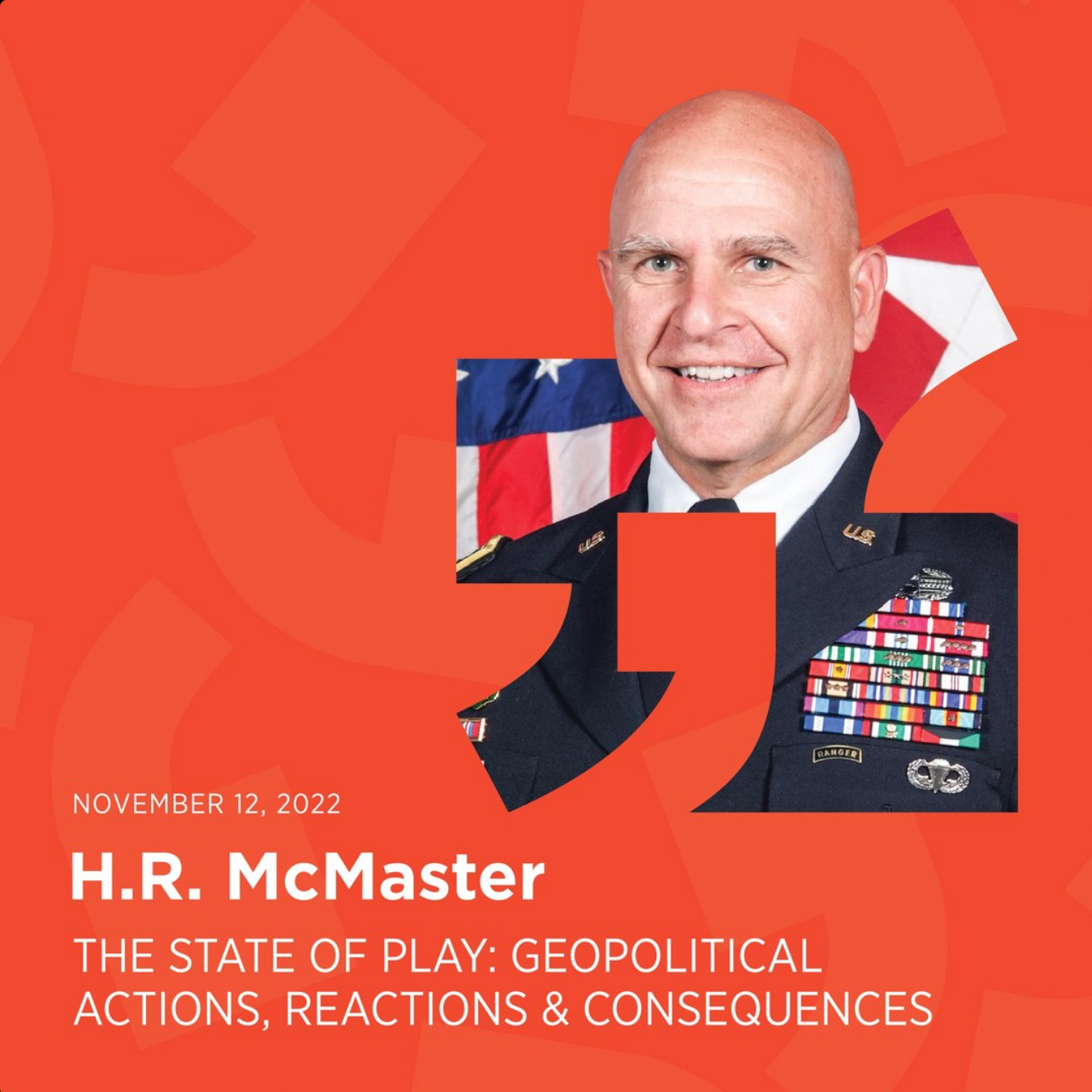 Event promo for H.R. McMaster